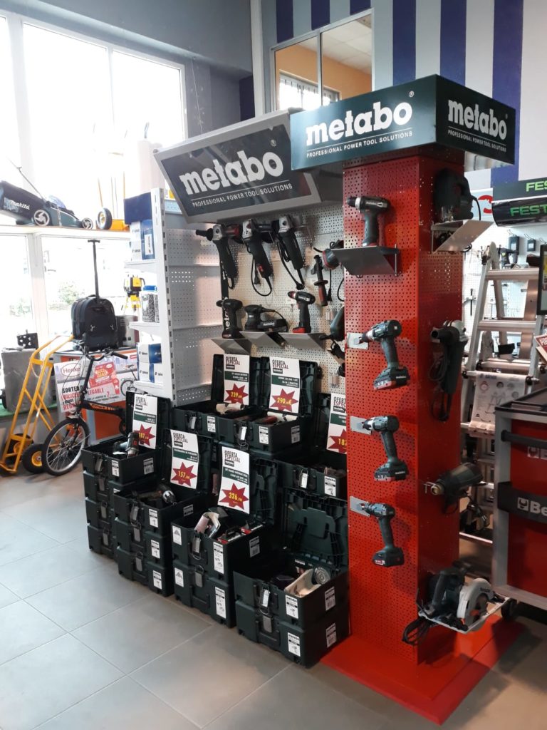 Nueva y amplia exposición de productos Metabo